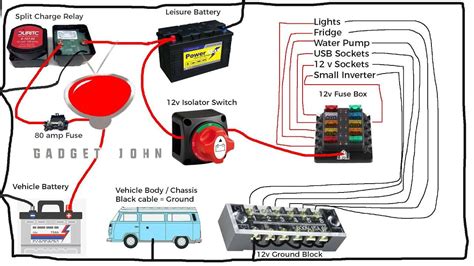 12v into electrical box